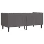 Sofá Chesterfield de 2 plazas cuero artificial gris by , Sofas - Ref: Foro24-372662, Price: 265,68 €, Discount: %