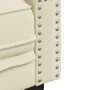 Sofá Chesterfield de 2 plazas cuero artificial blanco crema by , Sofas - Ref: Foro24-372660, Price: 276,84 €, Discount: %