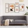Sofá Chesterfield de 3 plazas cuero artificial gris von , Sofas - Ref: Foro24-372669, Preis: 270,34 €, Rabatt: %