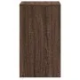 Mesita de noche con luces LED madera de ingeniería roble marrón de , Mesitas de noche - Ref: Foro24-852018, Precio: 62,81 €, ...