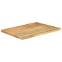 Tablero de mesa borde natural madera maciza mango 90x60x3,8 cm by , Table tops - Ref: Foro24-370741, Price: 86,70 €, Discount: %