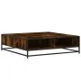 Mesa de centro de madera de ingeniería y metal roble ahumado von , Couchtisch - Ref: Foro24-848776, Preis: 79,81 €, Rabatt: %