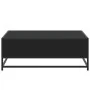 Mesa de centro madera de ingeniería y metal negro 80x80x30 cm by , Coffee table - Ref: Foro24-848769, Price: 66,90 €, Discoun...