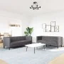 Juego de sofás Chesterfield 2 piezas cuero sintético gris von , Sofas - Ref: Foro24-3209277, Preis: 545,27 €, Rabatt: %