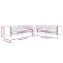 Juego de sofás Chesterfield 2 piezas cuero sintético gris von , Sofas - Ref: Foro24-3209277, Preis: 545,27 €, Rabatt: %