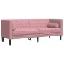 Set de sofás Chesterfield con cojines 2 piezas terciopelo rosa by , Sofas - Ref: Foro24-3209294, Price: 630,64 €, Discount: %