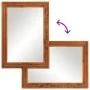 Espejo de baño madera maciza de acacia y vidrio 50x70 cm de , Muebles de baño - Ref: Foro24-377590, Precio: 65,84 €, Descuent...