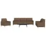 Juego de sofás 3 piezas tela marrón von , Sofas - Ref: Foro24-3278290, Preis: 616,98 €, Rabatt: %