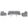 Juego de sofás con cojines 3 piezas tela gris claro von , Sofas - Ref: Foro24-3278303, Preis: 627,37 €, Rabatt: %