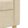 Juego de sofás con reposapiés 3 piezas tela crema by , Sofas - Ref: Foro24-3278329, Price: 538,70 €, Discount: %