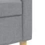 Juego de sofás 3 pzas con reposapiés y cojines tela gris claro von , Sofas - Ref: Foro24-3278343, Preis: 547,36 €, Rabatt: %
