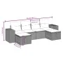 Set sofás de jardín 6 piezas y cojines ratán sintético marrón von , Gartensets - Ref: Foro24-3264479, Preis: 384,77 €, Rabatt: %