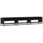 Mueble de TV madera de ingeniería negro 270x40x46 cm by , TV Furniture - Ref: Foro24-3300810, Price: 155,46 €, Discount: %