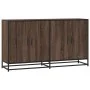Aparador madera de ingeniería marrón roble 134x35x76 cm by , Sideboards - Ref: Foro24-3300819, Price: 142,05 €, Discount: %