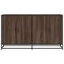 Aparador madera de ingeniería marrón roble 134x35x76 cm by , Sideboards - Ref: Foro24-3300819, Price: 142,05 €, Discount: %