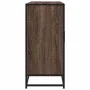 Aparador madera de ingeniería marrón roble 134x35x76 cm by , Sideboards - Ref: Foro24-3300819, Price: 142,05 €, Discount: %