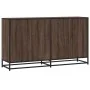 Aparador madera de ingeniería marrón roble 134x35x76 cm by , Sideboards - Ref: Foro24-3300819, Price: 142,05 €, Discount: %