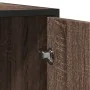Aparador madera de ingeniería marrón roble 134x35x76 cm by , Sideboards - Ref: Foro24-3300819, Price: 142,05 €, Discount: %