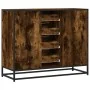Aparador madera de ingeniería roble ahumado 92x35x76 cm de , Aparadores - Ref: Foro24-3300827, Precio: 109,36 €, Descuento: %