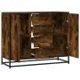 Aparador madera de ingeniería roble ahumado 92x35x76 cm de , Aparadores - Ref: Foro24-3300827, Precio: 109,36 €, Descuento: %