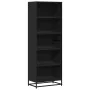 Estantería de madera de ingeniería negra 60x35x170,5 cm de , Librerías y estanterías - Ref: Foro24-3300850, Precio: 110,15 €,...