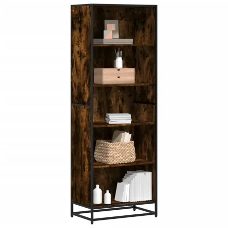 Estantería madera de ingeniería roble ahumado 60x35x170,5 cm by , Bookcases and shelves - Ref: Foro24-3300852, Price: 105,62 ...