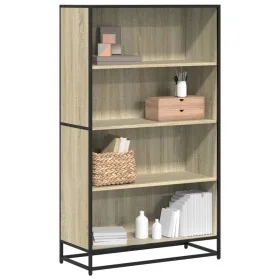 Estantería de madera de ingeniería roble Sonoma 80,5x35x139 cm by , Bookcases and shelves - Ref: Foro24-3300846, Price: 113,6...