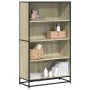 Estantería de madera de ingeniería roble Sonoma 80,5x35x139 cm | Tu tienda online para hogar, jardín y más Foro24.es