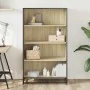Estantería de madera de ingeniería roble Sonoma 80,5x35x139 cm | Tu tienda online para hogar, jardín y más Foro24.es