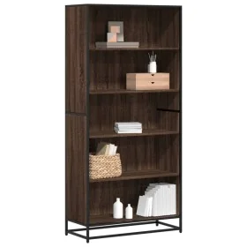 Estantería madera de ingeniería marrón roble 80,5x35x170,5 cm von , Bücherregale und Regale - Ref: Foro24-3300859, Preis: 135...