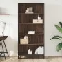 Estantería madera de ingeniería marrón roble 80,5x35x170,5 cm by , Bookcases and shelves - Ref: Foro24-3300859, Price: 135,28...