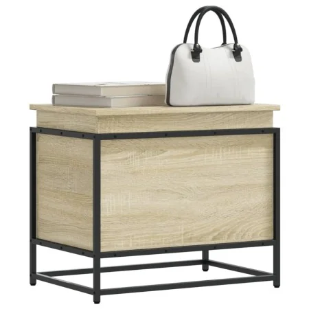 Caja de almacenaje madera ingeniería roble sonoma 60x40x51,5 cm by , Storage baskets - Ref: Foro24-848795, Price: 55,50 €, Di...