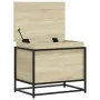 Caja de almacenaje madera ingeniería roble sonoma 60x40x51,5 cm by , Storage baskets - Ref: Foro24-848795, Price: 55,50 €, Di...