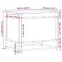 Caja de almacenaje madera ingeniería roble sonoma 60x40x51,5 cm by , Storage baskets - Ref: Foro24-848795, Price: 55,50 €, Di...