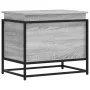 Caja de almacenaje con tapa madera gris Sonoma 60x40x51,5 cm de , Cestas para almacenaje - Ref: Foro24-848797, Precio: 54,68 ...