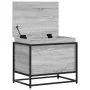 Caja de almacenaje con tapa madera gris Sonoma 60x40x51,5 cm de , Cestas para almacenaje - Ref: Foro24-848797, Precio: 54,68 ...