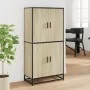 Aparador alto madera de ingeniería roble Sonoma 68x35x139 cm von , Sideboards - Ref: Foro24-3300831, Preis: 129,13 €, Rabatt: %