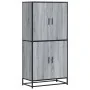 Aparador alto madera de ingeniería gris Sonoma 68x35x139 cm by , Sideboards - Ref: Foro24-3300833, Price: 133,17 €, Discount: %