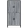 Aparador alto madera de ingeniería gris Sonoma 68x35x139 cm by , Sideboards - Ref: Foro24-3300833, Price: 133,17 €, Discount: %