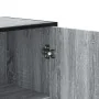 Aparador alto madera de ingeniería gris Sonoma 68x35x139 cm by , Sideboards - Ref: Foro24-3300833, Price: 133,17 €, Discount: %