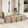 Set de sofás de jardín y cojines 8 piezas ratán sintético beige von , Gartensets - Ref: Foro24-3261754, Preis: 676,87 €, Raba...