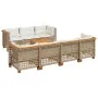 Set de sofás de jardín y cojines 8 piezas ratán sintético beige von , Gartensets - Ref: Foro24-3261754, Preis: 676,87 €, Raba...