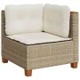 Set de sofás de jardín con cojines 9 pzas ratán sintético beige by , Garden sets - Ref: Foro24-3261775, Price: 675,43 €, Disc...