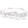 Set de sofás de jardín con cojines 9 pzas ratán sintético beige by , Garden sets - Ref: Foro24-3261775, Price: 675,43 €, Disc...