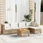 Juego de sofás jardín con cojines 6 pzas ratán sintético beige von , Gartensets - Ref: Foro24-3261796, Preis: 473,68 €, Rabat...