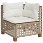 Set of garden sofas with cushions 5 pcs synthetic rattan beige by , Garden sets - Ref: Foro24-3261838, Price: 443,01 €, Disco...