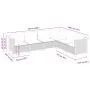 Juego de sofás jardín con cojines 6 pzas ratán sintético beige von , Gartensets - Ref: Foro24-3261859, Preis: 470,04 €, Rabat...