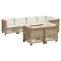 Set sofás de jardín 7 piezas y cojines ratán sintético beige by , Garden sets - Ref: Foro24-3261886, Price: 634,10 €, Discoun...