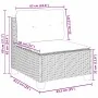 Set sofás de jardín 7 piezas y cojines ratán sintético beige by , Garden sets - Ref: Foro24-3261865, Price: 519,72 €, Discoun...