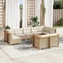 Juego de sofás jardín con cojines beige 10 pzas ratán sintético de , Conjuntos de jardín - Ref: Foro24-3261997, Precio: 745,4...